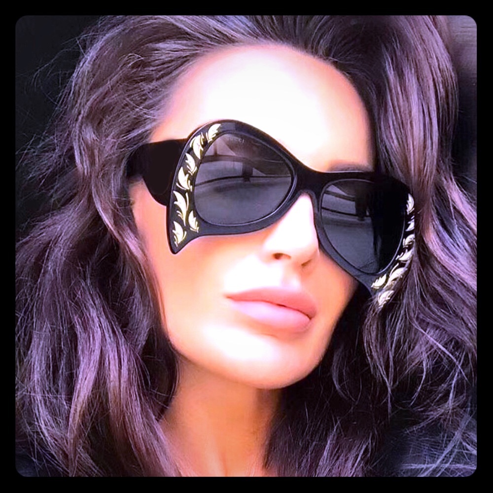 Oversized Peacock Sunglasses